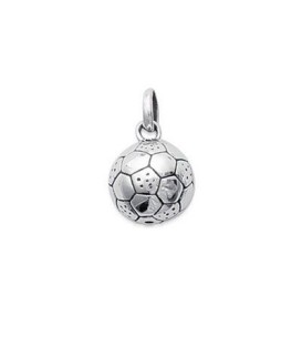 Pendentif argent massif ballon de foot