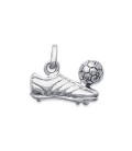 Pendentif argent massif footballeur