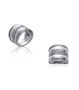 bague argent massif effet double faux anneaux-1