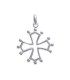 Pendentif cathare croix Occitane argent massif-1