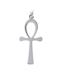 Pendentif croix de vie argent massif