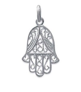 Pendentif main de Fatima argent massif