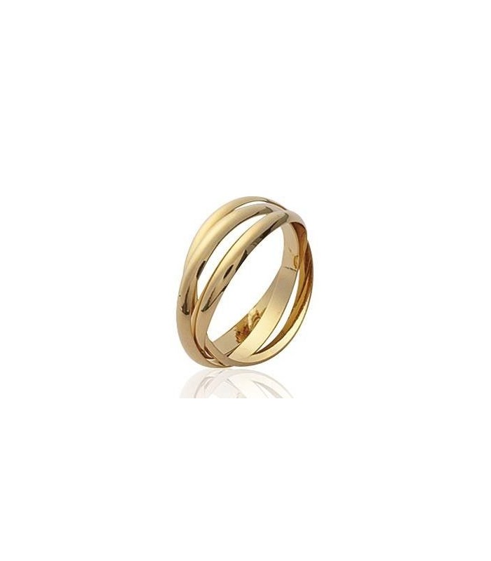 Bagues Empilables Pour Femmes, 18K Bague Plaqué Or Femme, Or