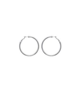 Boucles d'oreilles créole acier homme