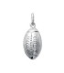 Pendentif argent massif ballon rugby-1