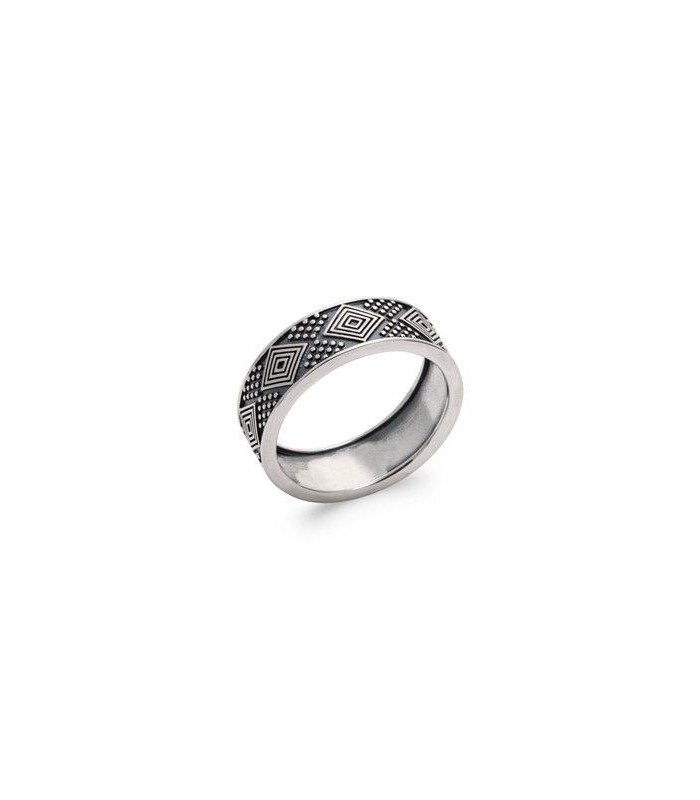 Bague Large Ajourée Argent Massif 925/1000 Rhodié Bijoux T50 52 54 56 58 60
