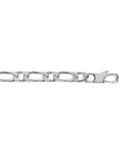 Bracelet argent massif homme maille cheval-1