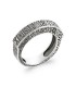 Bague homme en argent massif stylisme très original-1