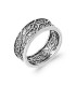 Bague argent massif anneau de style alliance Quantum-1