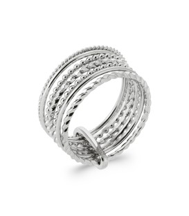 Bague argent massif semainier homme mixte