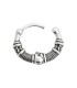 Créole boucles d'oreilles originale argent massif