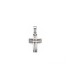 Pendentif homme croix stylisé en acier-1