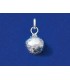 Pendentif argent massif ballon de foot-1